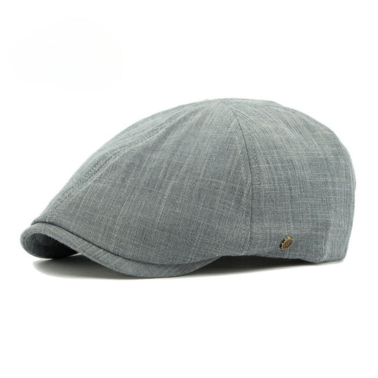 Brushed Cotton Flat Cap | ATLANTA