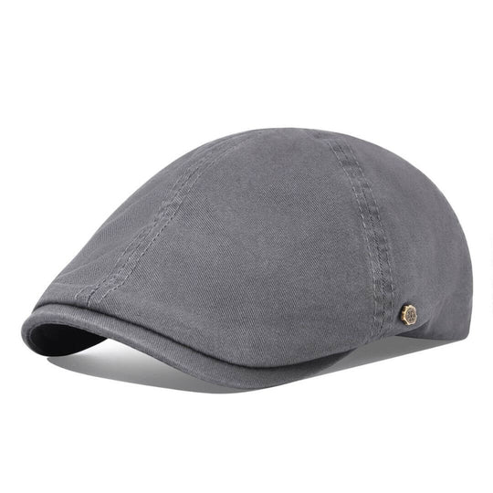 Brushed Cotton Flat Cap | ATLANTA
