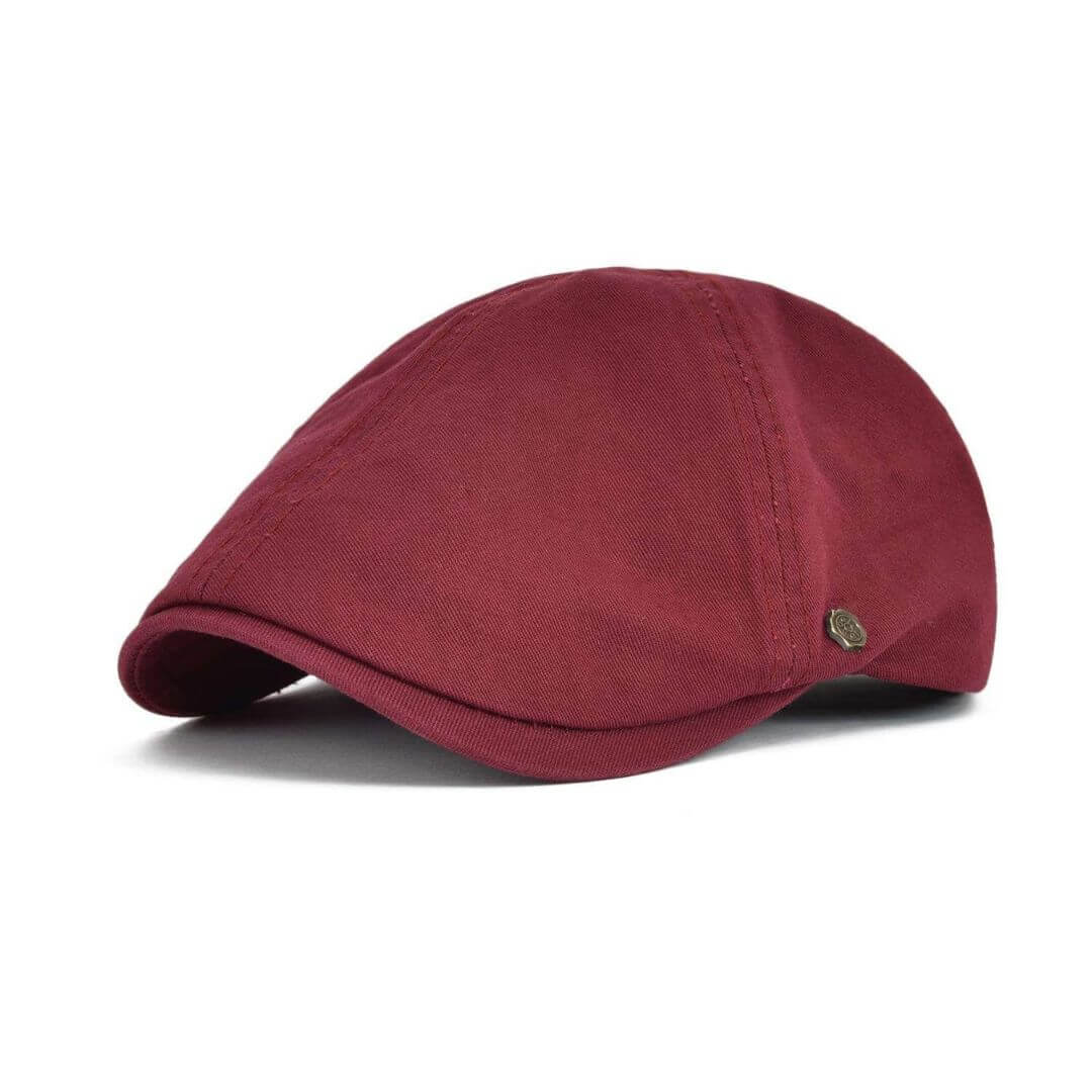 Brushed Cotton Flat Cap | ATLANTA