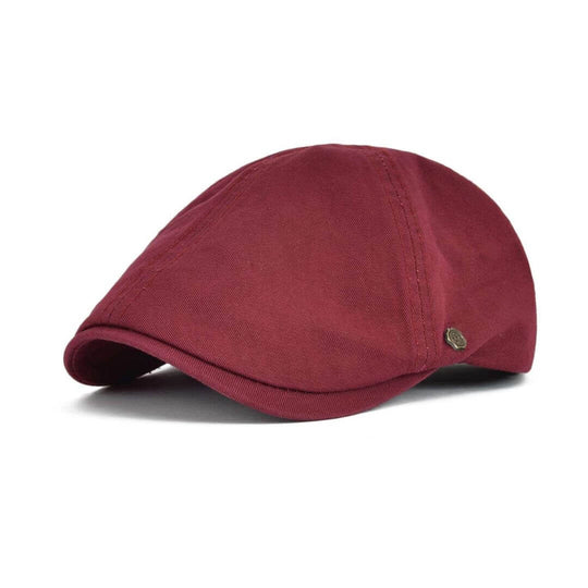 Brushed Cotton Flat Cap | ATLANTA