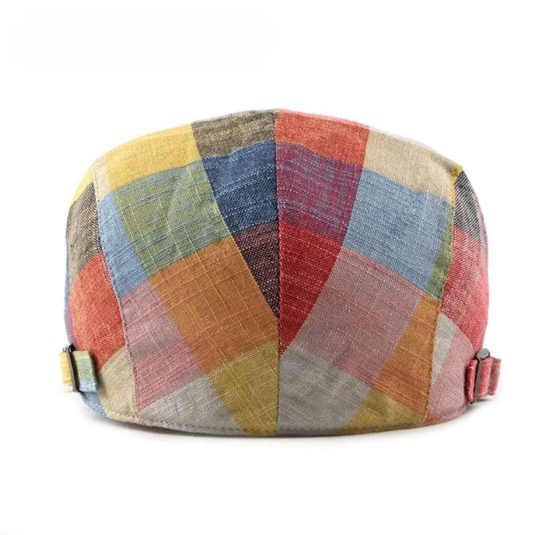 Plaid Polyester Driving Cap | MILTON