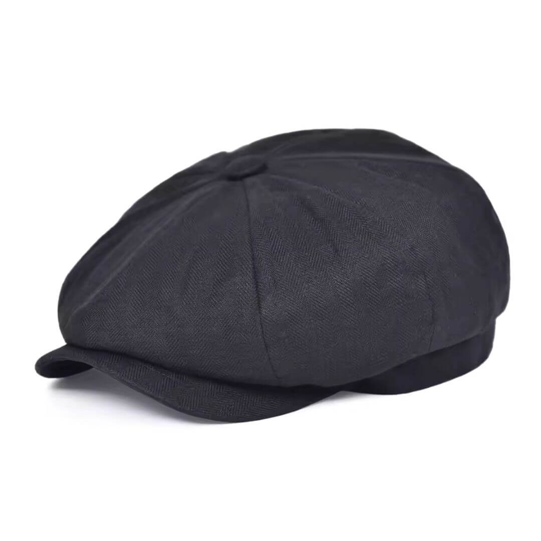 Linen Newsboy Cap | LINCOLN