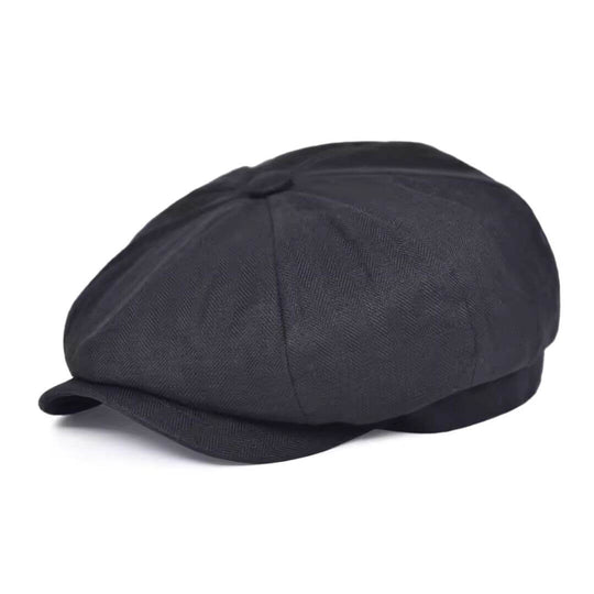 Linen Newsboy Cap | LINCOLN