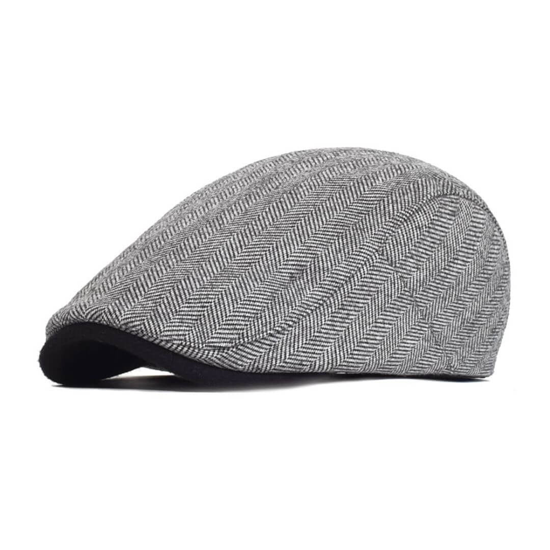 Cotton Herringbone Ivy Cap | ROME