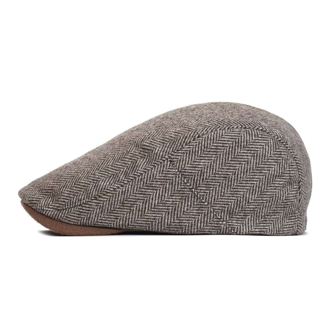 Cotton Herringbone Ivy Cap | ROME