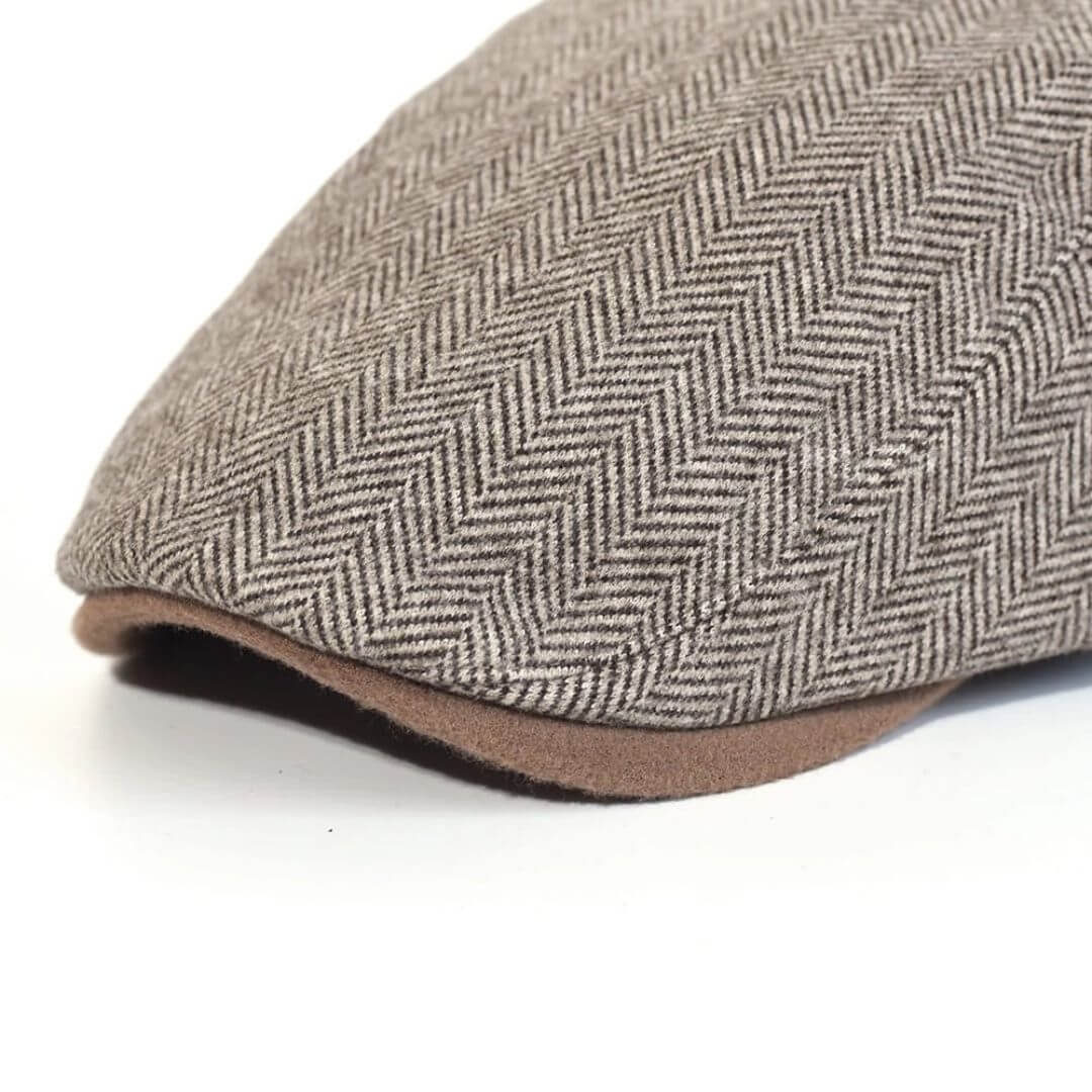 Cotton Herringbone Ivy Cap | ROME
