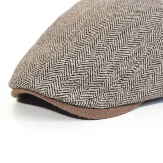 Cotton Herringbone Ivy Cap | ROME