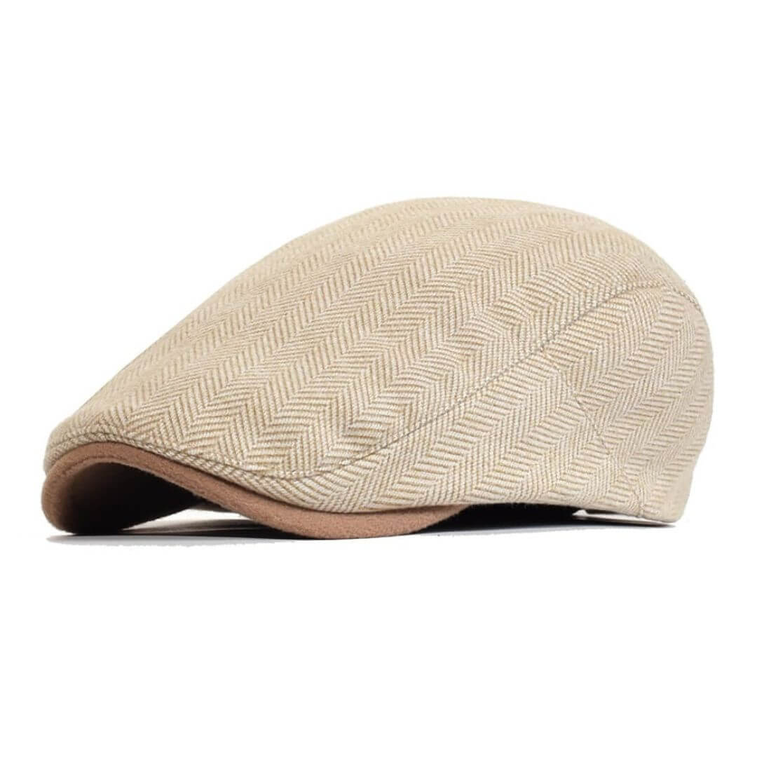 Cotton Herringbone Ivy Cap | ROME
