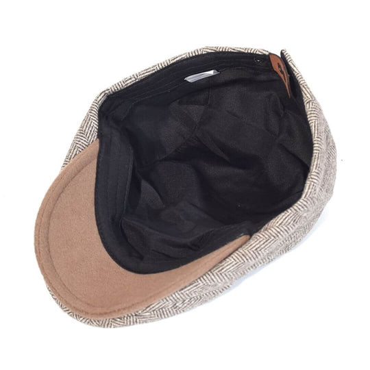 Cotton Herringbone Ivy Cap | ROME