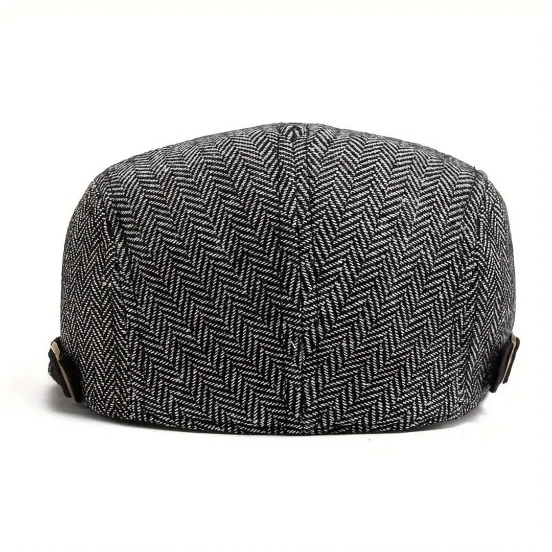 Herringbone Flat Cap | EVANSTON