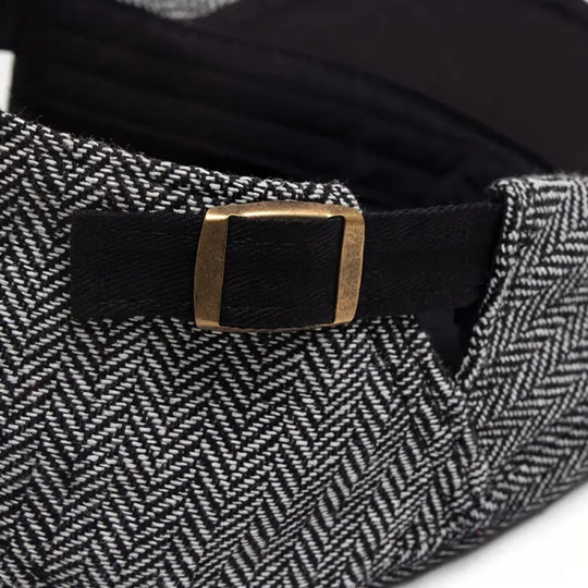 Herringbone Flat Cap | EVANSTON