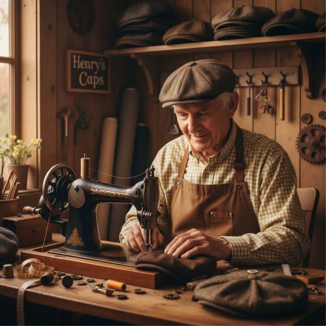 Plaid Flat Cap | COVINGTON – Henry's Caps