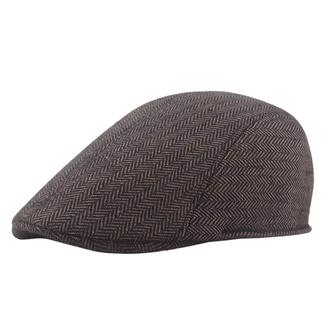 Herringbone Cotton Blend Cap | PUEBLO