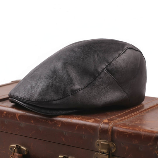 Leather Flat Cap | PATERSON
