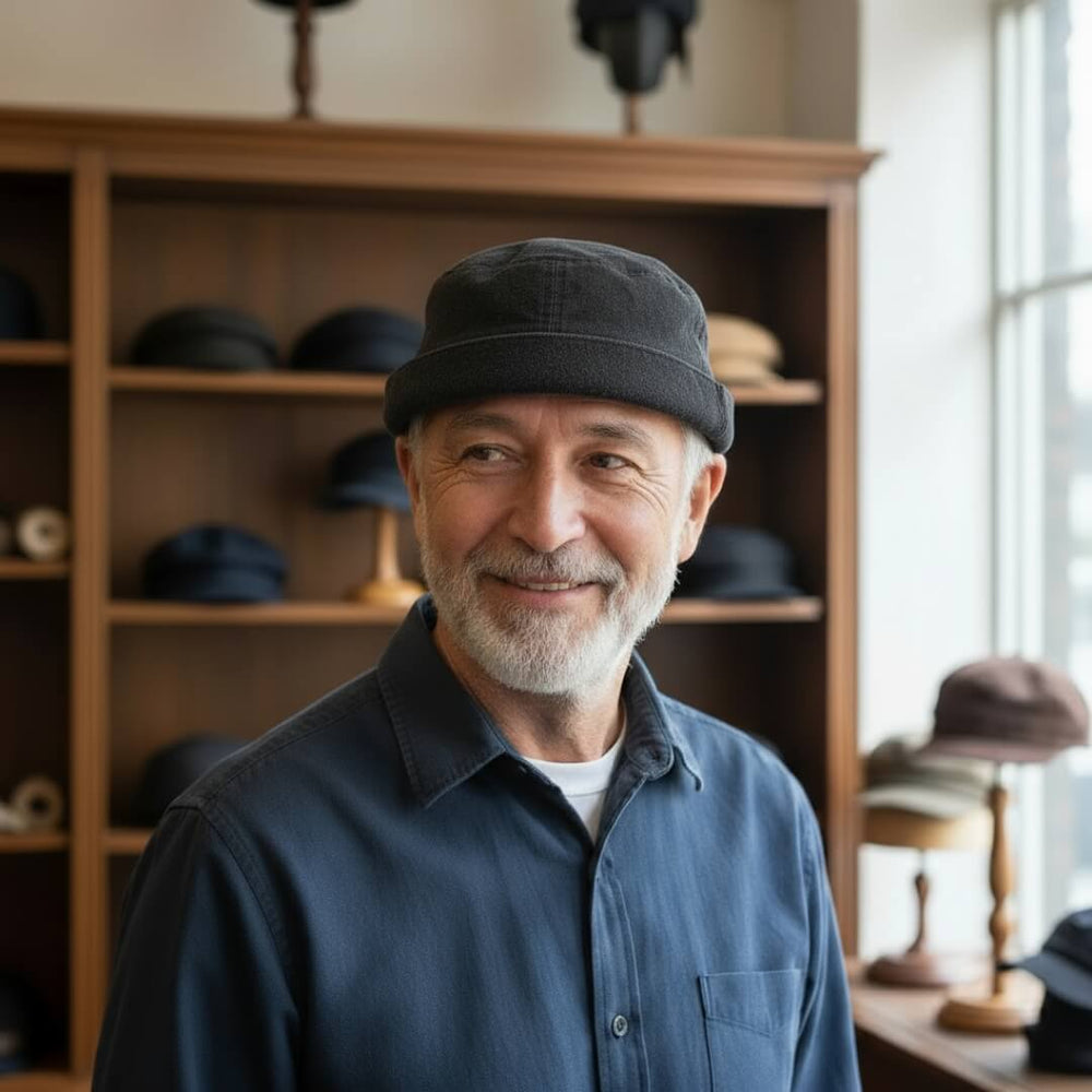 Denim Brimless Cap | CHEYENNE