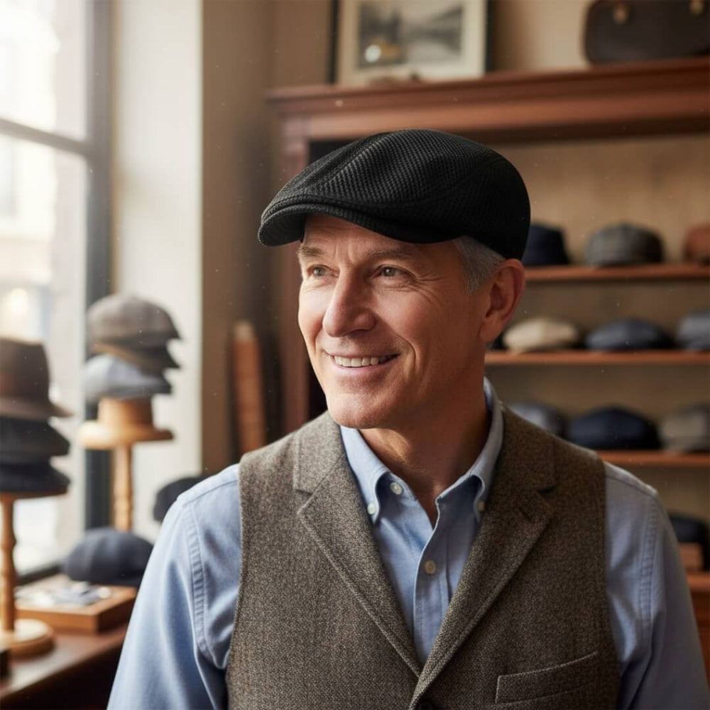 Mesh Acrylic Flat Cap | AMARILLO
