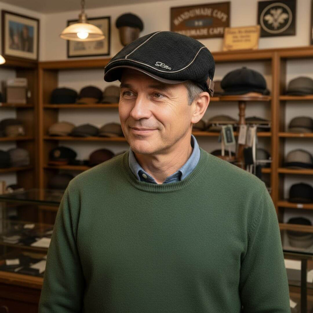 Knitted Flat Cap | LISBON