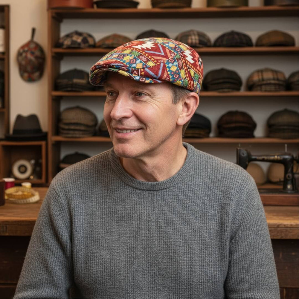 Patterned Polyester Cap | CHICAGO