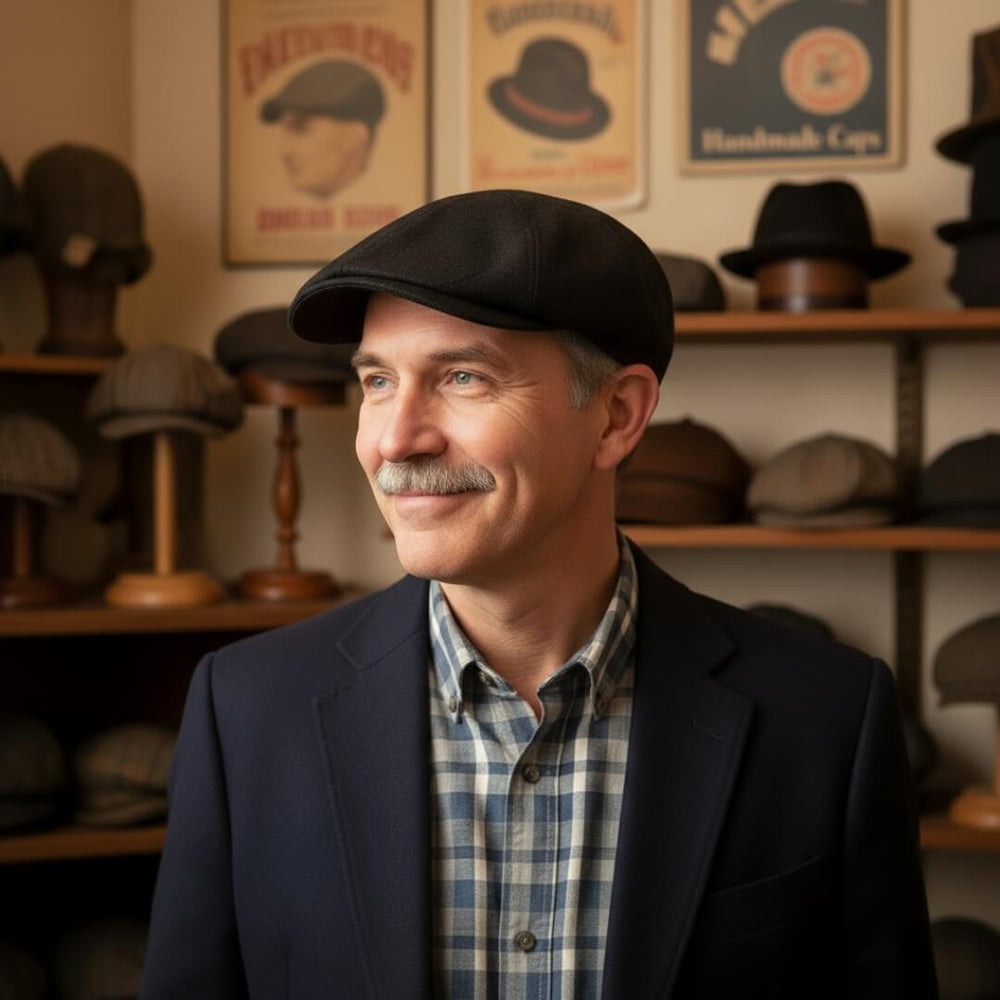 Polyester Weave Flat Cap | KNOXVILLE